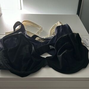 3 NWT Mesh Bra OLD NAVY with underwire (cream, black, navy) size 40DD